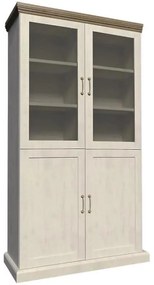 Vitrína Royal W4D severská borovica/divoký dub