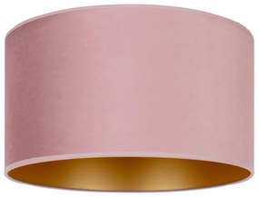 Duolla - Stropné svietidlo ROLLER 1xE27/15W/230V pr. 40 cm ružová/zlatá