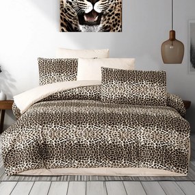 Obliečky bavlnené Leopard 200x140cm+90x70cm TiaHome