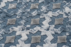 Koberec AKRYL YAZZ 7006 ORIENT, modrý