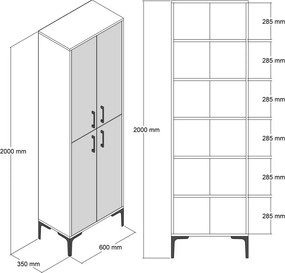 Skriňa Berlin Walnut