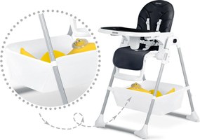 Detská jedálenská stolička Ricokids Tulo čierna
