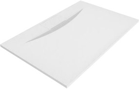 Mexen Egon, SMC obdĺžniková sprchová vanička 100 x 90 cm, biela, 4R109010