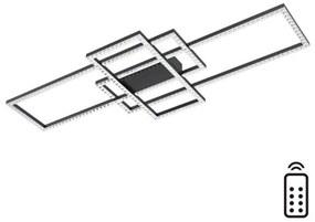 Zuma Line MX7907-3B-3BT- LED Stropné svietidlo ERVI LED/52W/230V 2700-6000K čierna ZL0456