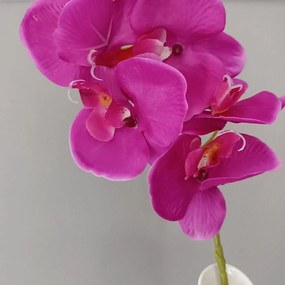 DAALO Umelé kvety orchidea - tmavo ružová - AKCIA!