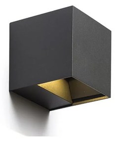 RED-Design Rendl-R12557- LED Vonkajšie nástenné svietidlo CARRE 2xLED/3W/230V IP54