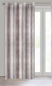 ZATEMŇOVACÍ ZÁVES NA KRÚŽKOCH AMBI 140X250 CM PÚDROVO RUŽOVÁ