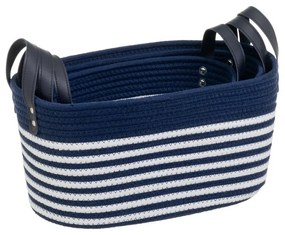 Látkové košíky v súprave 3 ks 38x22x20 cm – Casa Selección