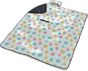 Sablio Plážová deka Detské hračky: 200x140 cm