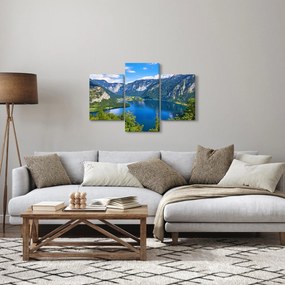 Obraz - Halštatské jazero, Hallstatt, Rakúsko (90x60 cm)
