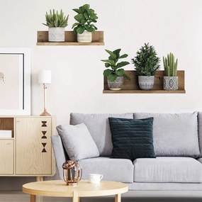 Samolepka na stenu 60x35 cm 3D effect Green Plants - Ambiance