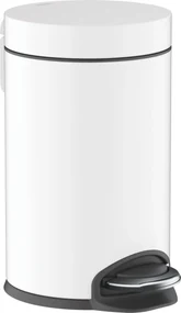 Hansgrohe AddStoris, odpadkový kôš nášľapný, biela matná, HAN-41775700