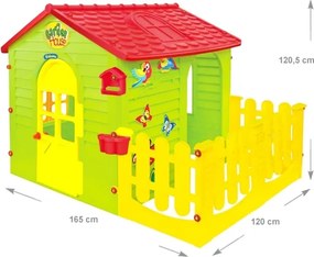 Mochtoys | Detský domček Mochtoys s plotom | 11640113
