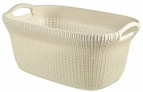 Curver Kôš na čistú bielizeň KNIT 40 l, biela