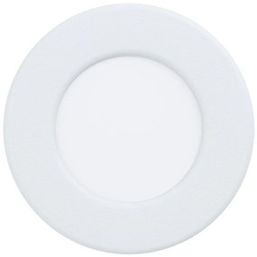 EGLO LED osvetlenie zapustené do kúpeľne FUEVA 5, 2,7 W, denné biele svetlo, 86 mm, okrúhle, biele