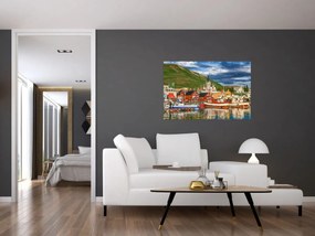 Obraz - Húsavík (90x60 cm)