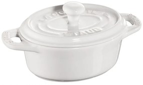 Staub Cocotte Mini keramický plech na pečenie 11 cm/0,2 l, biely, 40511-089