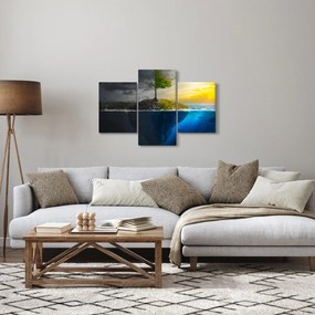 Obraz znázorňujúci dve strany (90x60 cm)