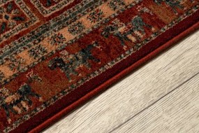 Behúň KASHQAI 4301/300 terakota / zelený