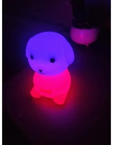 LED RGB stmievateľné dobíjacie detské nočné svetlo LED/2,5W/5V 3000K 1200 mAh pes