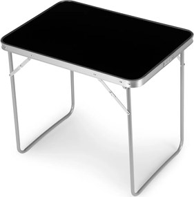 Skládací turistický stůl Veloca 80x60 cm černý