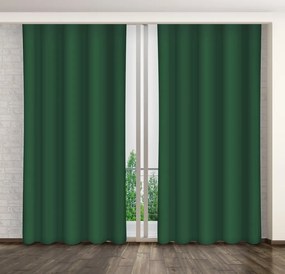 Dekorstudio Jednofarebný záves zelený ZMA64 Rozmer závesu: 160x250cm