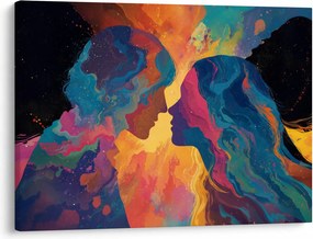 Obraz - Vesmírna láska (70x50 cm)