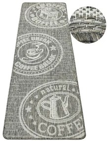 Koberec / Behúň FLEX 1907/P91 hnedý / sivý