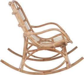 Ratanové hojdacie kreslo Rocking prierodne - 110 × 66 × 93 cm