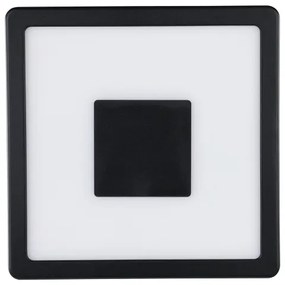 Eglo 900283 - LED Vonkajšie stropné svietidlo IPHIAS LED/17W/230V IP44 čierna