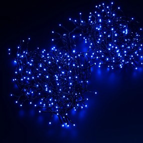 Vianočné svetielka vnútorné modré 300 LED