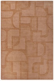 Vlnený koberec's reliéfnou štruktúrou Alexis