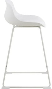 Barová židle Tina 84 cm bílá