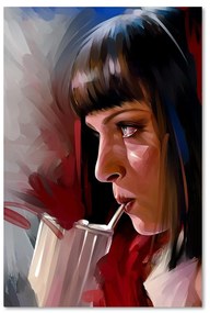Gario Obraz na plátne Pulp Fiction, Uma Thurman - Dmitry Belov Rozmery: 60 x 90 cm