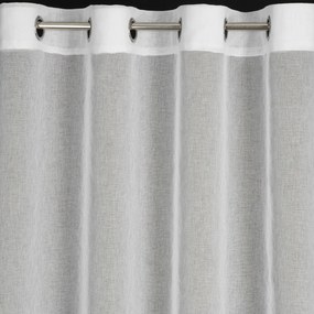 ZÁCLONA NA KRÚŽKOCH ABBIE 140X250 CM VZOROVANÉ