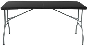 Skládací cateringový stůl RICO 152 cm černý