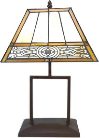 Stolná Tiffany lampa - 28*20*46 cm E27/max 1*40W