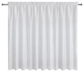 ZÁCLONA NA PÁSKE REBECCA 400X150 CM BIELA