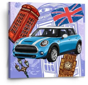 Sablio Obraz Mini sedan Londýn - 50x50 cm