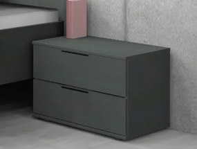 Set nočných stolíkov (2 ks) Rotterdam, grafit