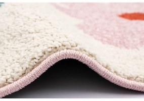 Slonovinový detský koberec 80x150 cm Dazzy Cream – FD