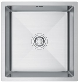 Erga HD, 1-komorový oceľový drez 470x450x210 mm, oceľová, ERG-MLS-HD4745