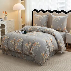 Obliečky z mikrovlákna MISTLEAF sivé Rozmer obliečky: 70 x 80 cm | 140 x 200 cm