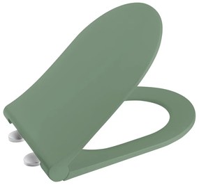 Sapho Sapho, BRILLA WC sedátko, SLIM, Soft Close, zelená mat, 100787-128