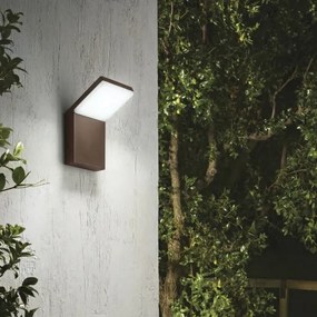 Ideal Lux - LED vonkajšie nástenné svietidlo STYLE LED/8,5W/230V 3000K CRI 90 IP54 hnedé