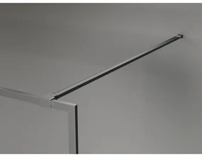 Mexen, Mexen Kioto-XF sprchová stena s rámom 60 x 202 cm, mráz 10 mm, pištoľový kov - 800-060-104-95-30-X