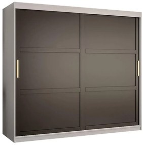 Skriňa Amiro 1 200 biely/čierny