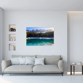 Obraz - Jazero Karersee (90x60 cm)