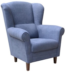 Kreslo ušiak GALA modré