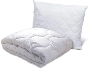 Luxusný celoročný paplón prešívaný 140x200 cm s vankúšom 50x70 cm